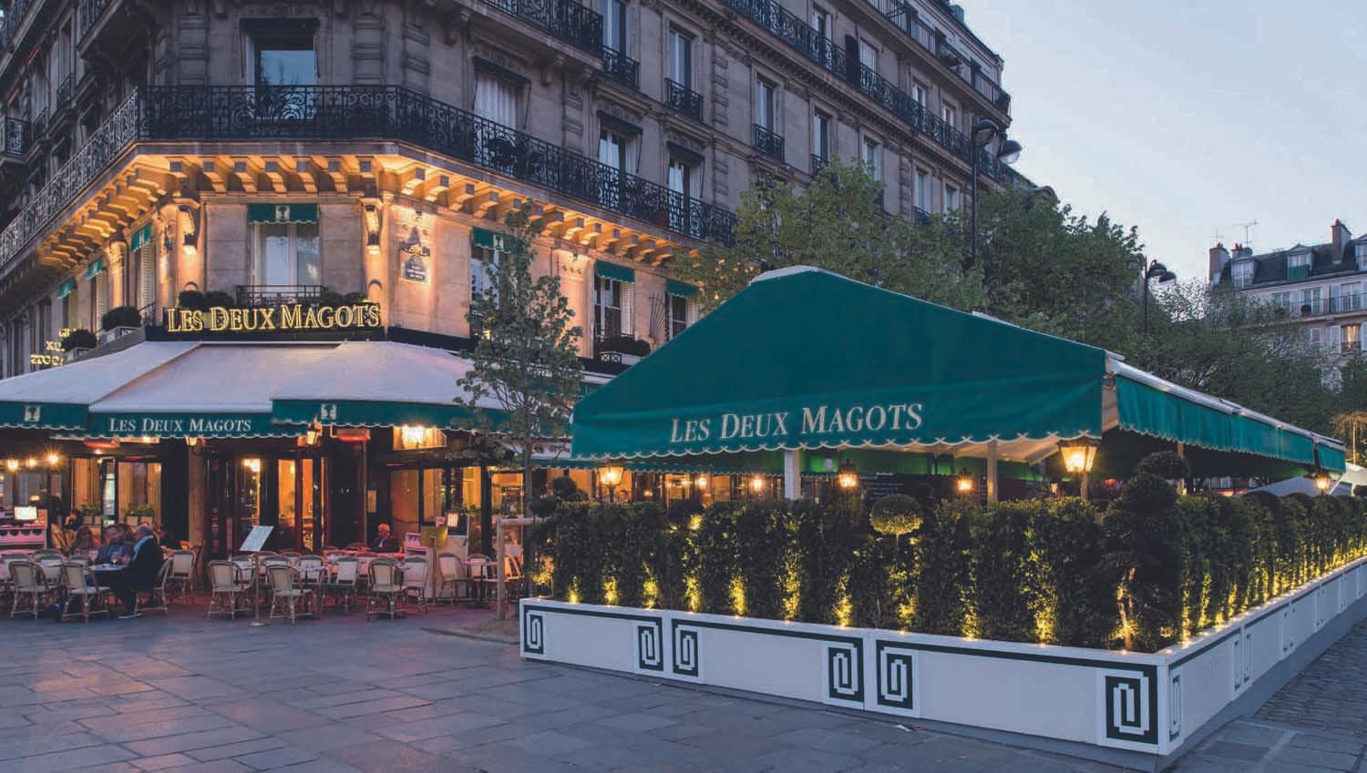 La version 2016 du jardin-terrasse "Les Deux Magots" a gagné en confort et harmonie
