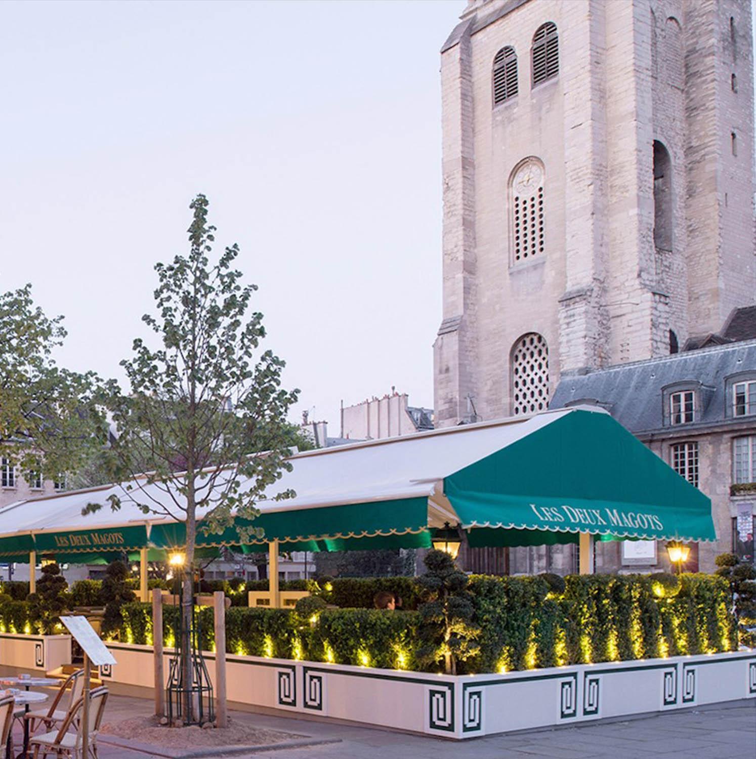 Conseil en agencement restaurant, bistrot parisien les deux magots